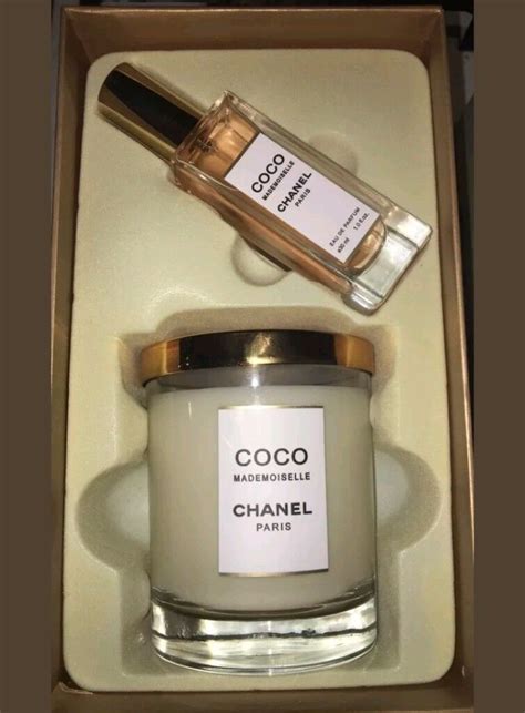coco chanel mademoiselle gift set with candle